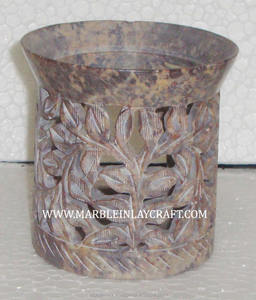 เครื่องกระจายกลิ่นน้ำมันหอมระเหยจากหินสบู่ งานฝีมือสวยงาม - Product Image 1