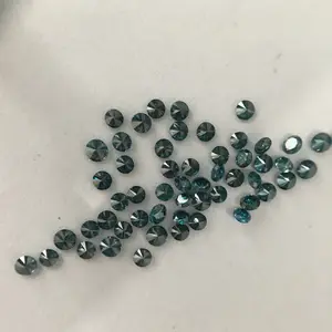 Warna Biru Diperlakukan 2.70Mm-3.30Mm Longgar Berlian dengan Pemasok India