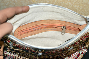 Sac à main tendance en coton brodé pour femme, sacs fantaisie pour femme, sac de voyage en coton ciré SN - Product Image 3