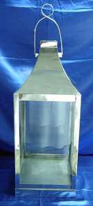 SQUARE STEEL LANTERN - Product Image 1