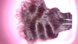 100% cheveux humains non traités. tissage de cheveux de couleur naturelle 100% tissage de cheveux bouclés profonds naturels indiens vierges non traités. - Product Image 5