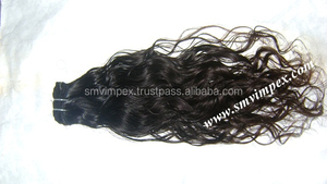 Extensión de cabello indio procesado sin químicos de alta calidad. Extensión crudo de cabello rizado profundo indio Virgen sin procesar 100% de India - Product Image 3
