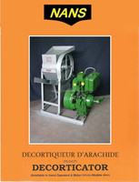 Nouvelle décortiqueuse d'arachides REEJA certifiée ISO, modèle GND, origine Inde, pas de service à l'étranger
