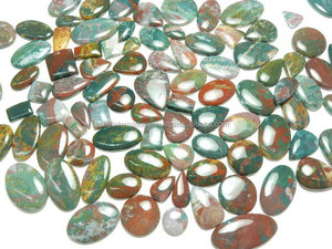 Mezcla de Cuentas de Ágata Natural - Verde/Blanco - Origen IN - alif_1227 - Relleno de Fracturas - alifinternational - Product Image 3