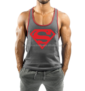 Últimos modelos de camisetas sin mangas de algodón para culturismo y gimnasio para hombres - Product Image 1