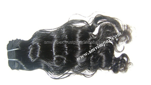 100% Cheveux Indiens Bruts De Haute Qualité Waft Vague Naturelle Lâche Vague Profonde Styles De Boucles Italiennes - Product Image 6