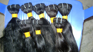 100% pelo sin procesar natural sin derramamiento Waft al por mayor pelo indio virgen con cutícula completa - Product Image 6