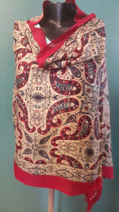 Soft Cotton Printed <b>Pashmina</b> Hijab for Muslim Women Traditional Spring Season Scarves and Stoles for Adults - Product Image 6