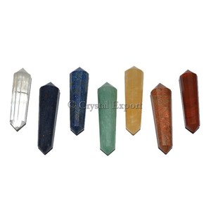 Seven <b>Chakra</b> Double Terminated Pencil <b>Set</b> - Product Image 1