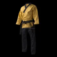 Uniforme de Taekwondo, negro dorado