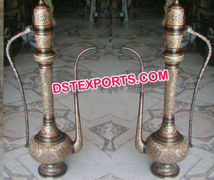 Decoración de Boda Musulmana Aftaba de Fibra de Vidrio, Meenakari Surahi, Decoración de Boda India, Color y Tamaño Personalizados, Ligero - Product Image 2