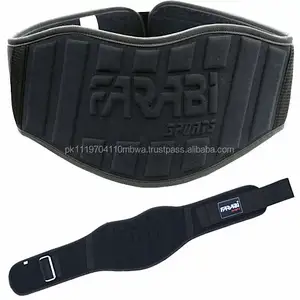 Neoprene הרמת משקולות אימון חגורה עם לוגו מותאם אישית