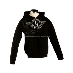 เสื้อแจ็คเก็ตฮู้ดดี้ผ้าเทอร์รี่พิมพ์ลายตามสั่ง คุณภาพสูงสำหรับผู้ชาย ผ้าฝ้ายฟลีซ 100% ซิปเต็มตัว ลายทาง แห้งเร็ว กันยับ - Product Image 6