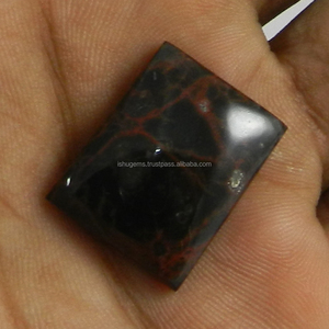 17*21มม. แมงมุมธรรมชาติแจสเปอร์3.70 Gms สี่เหลี่ยมผืนผ้าอัญมณี Cabochon - Product Image 3