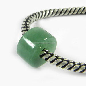 Aventurine verte naturelle 14x8x4.5mm, pneu lisse, grandes pierres précieuses, perles à gros trous, IG0096 - Product Image 1