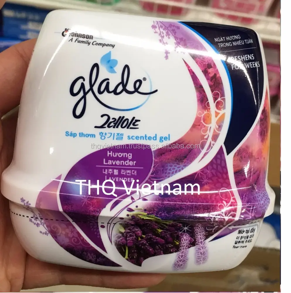 [THQ VIETNAM]Glade Gel Lavender 180gr x 12 boxes