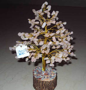 งานฝีมือทำด้วยมือ300 BDS หินโมราคริสตัลกุหลาบควอตซ์อเมทิสต์เรกิหินสมาธิฮวงจุ้ยบอนไซกึ่งมีค่าสำหรับงานฝีมือ - Product Image 1