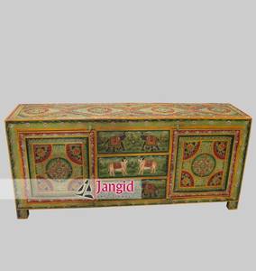 Muebles de aparador pintado, arte indio y artesanías - Product Image 2