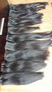 Vietnam weft hair straight single drawn hair - Product Image 1