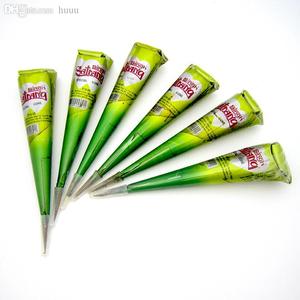 Cone de <span class=keywords><strong>Henna</strong></span> Castanho Natural | <span class=keywords><strong>Singh</strong></span> Satrang <span class=keywords><strong>Henna</strong></span> Cone | embalagem de 12 peças - Product Image 1