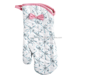 Printed Design Cotton Colorful <b>Oven</b> Mitt With Pink and White Color Beautiful <b>Oven</b> Mitt Supplier - Product Image 1