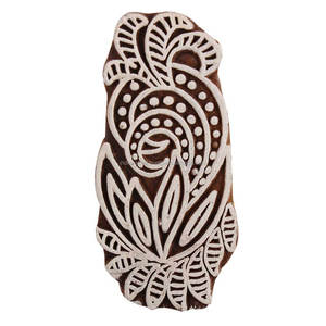 Blocs d'impression en bois floraux faits à la main pour l'impression sur toile Grossiste Blocs en bois pour l'artisanat - Product Image 1