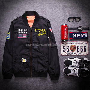 Blouson bombardier d'hiver réversible en nylon et polyester de haute qualité pour hommes nouvelle mode grande taille technique lavée imperméable coupe-vent - Product Image 3