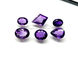 พลอยอเมทิสต์คุณภาพสูงพลอยขัดเงาสวยงามผสมรูปทรงดีกึ่งมีค่าพลอยอเมทิสต์เจียระไนเป็นของขวัญสำหรับเธอ - Product Image 2
