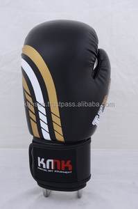 Gants de boxe MMA professionnels de haute qualité KHASON, fabriqués sur mesure, design Karachi, créez vos propres gants en cuir pour fermeture 8OZ 12OZ - Product Image 2