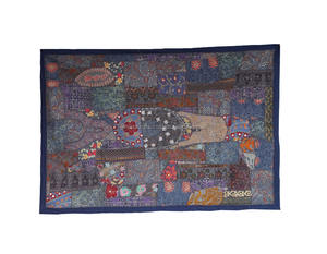 Tapiz Sari de hilo metálico bordado de fabricante - Product Image 2