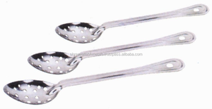 Espumadera/Cuchara de Acero Inoxidable Cromado con Mango de Madera, Antiadherente y Fácil de Limpiar - Product Image 5