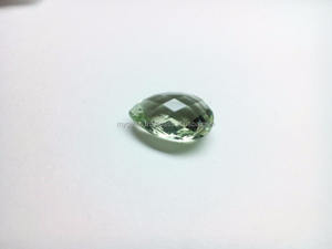 Atractiva piedra de amatista verde en forma de pera con corte briolette de 8*12 mm para la creación de joyería y regalos atractivos. - Product Image 5