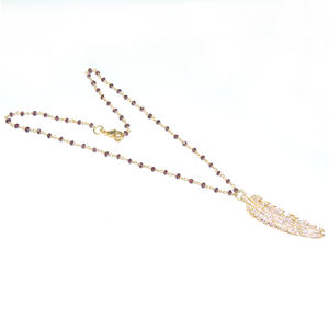 Natural Red Garnet Gemstone <b>925</b> Sterling <b>Silver</b> <b>Necklace</b>, Wholesale Designer <b>Necklace</b> For Suppliers & Manufacturer - Product Image 1