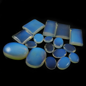 Pierres précieuses naturelles en Opalite, 17 pièces, 100 gms, forme libre, pour bijoux, IG0693 - Product Image 3