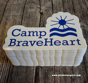 Inspirational Eco-Friendly PVC Vinyl Cartoon <b>Sticker</b> Strong Adhesive UV Protection Waterproof Finish Durable Branding 100pcs - Product Image 1
