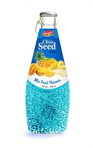 Grape Flavour Chia Seed <b>Drink</b>, 290ml <b>Glass</b> <b>Bottle</b>, Fruit Juice Manufacturer - Product Image 6