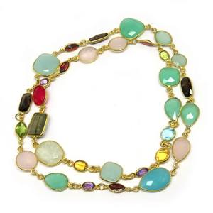 Colliers créatifs en argent Sterling 925 avec plusieurs pierres, Design Unique, bijoux en argent en ligne - Product Image 3