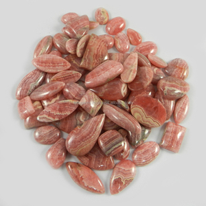 Rhodochrosite ธรรมชาติจำนวน63ชิ้น,หินทรงหลวมสำหรับอัญมณี100.80รูปทรงผสม IG0078 Gms - Product Image 2