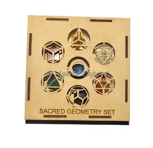 7 Chakra Geometrie Set Met Vierkante Geschenkdoos