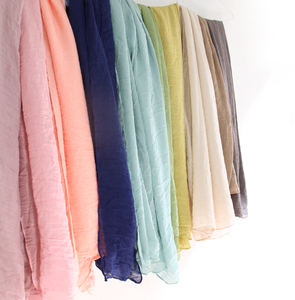 100% Cotton Fine Cotton Beautiful <b>Scarves</b> 100 X 180 Cm Medium Length Style - Product Image 1