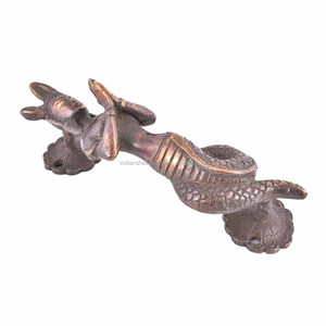 Tiradores de Puerta de Latón Dorado Antiguo Hechos a Mano al por Mayor, Decoración del Hogar, Tiradores para Gabinetes de Cocina y Dormitorio, 19.05 cm NMH-259 - Product Image 2