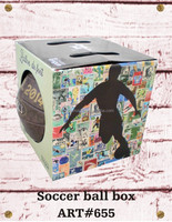 Ballon de football vintage professionnel en cuir véritable, design classique avec logo, pliable et portable