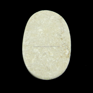 Jaspe Natural de Alta Calidad, Color Marfil, Corte Ovalado de 21x34mm, Cabujón, Piedra Preciosa Suelta de Rusia para Joyería - Product Image 2