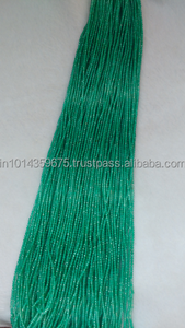 Fil de 13 \ "de qualité supérieure de cristaux naturels ombrés guérison Onyx vert facettes perles de pierre de taille 2mm - Product Image 2