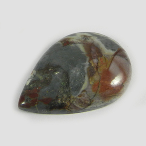 Picasso — Cabochon ours jaspe 31x22mm, 5.60 gms, pierre précieuse, haute qualité, en vrac, livraison gratuite - Product Image 1