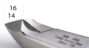 Ensemble de coupe-ongles professionnel NGHIA OMI AB-202, acier inoxydable de haute qualité, plaqué gris, double ressort, mâchoire complète, manucure, pédicure - Product Image 2