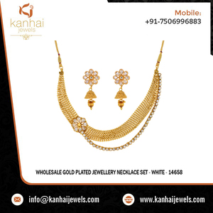 Conjunto de Collar de Joyería Chapado en Oro al por Mayor - 14658 - Product Image 2