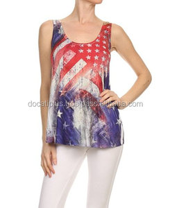 Custom Ladies Sublimation Tank top/Digital printing singlet/3d printing top - Product Image 4