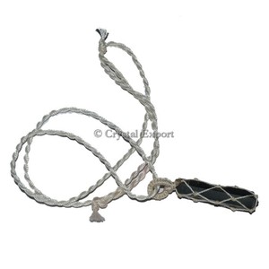 จี้ห้อยดินสอประดับแจสเปอร์สีดำ - Product Image 1
