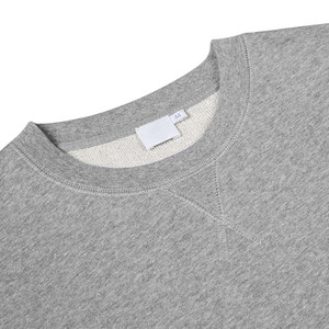 Round Neck Black <b>Plain</b> <b>Sweatshirt</b> with Custom Printing - Product Image 6